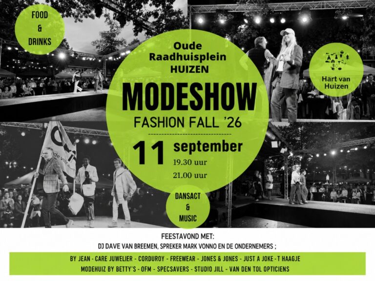 Modeshow Fashion Fall ’26 — Uitgaan in Huizen