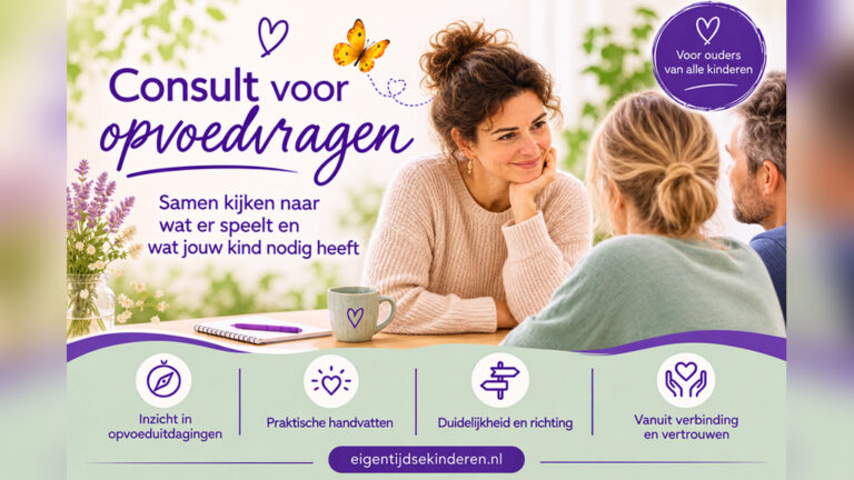Consult voor opvoedvragen — lezing in Huizen